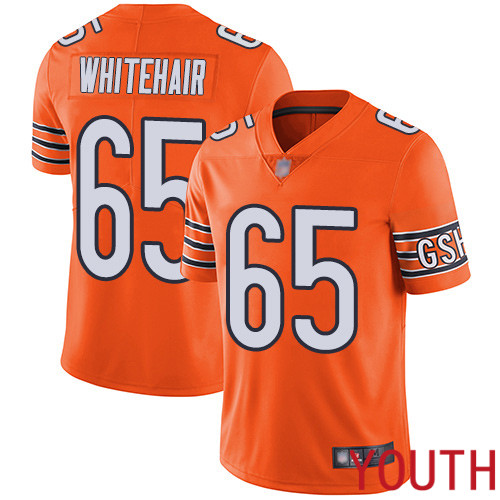 Chicago Bears Limited Orange Youth Cody Whitehair Alternate Jersey NFL Football #65 Vapor Untouchable->youth nfl jersey->Youth Jersey